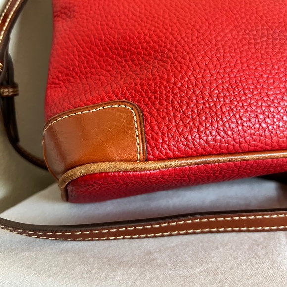 Dooney and Bourke Crossbody, red leather - Picture 3 of 13